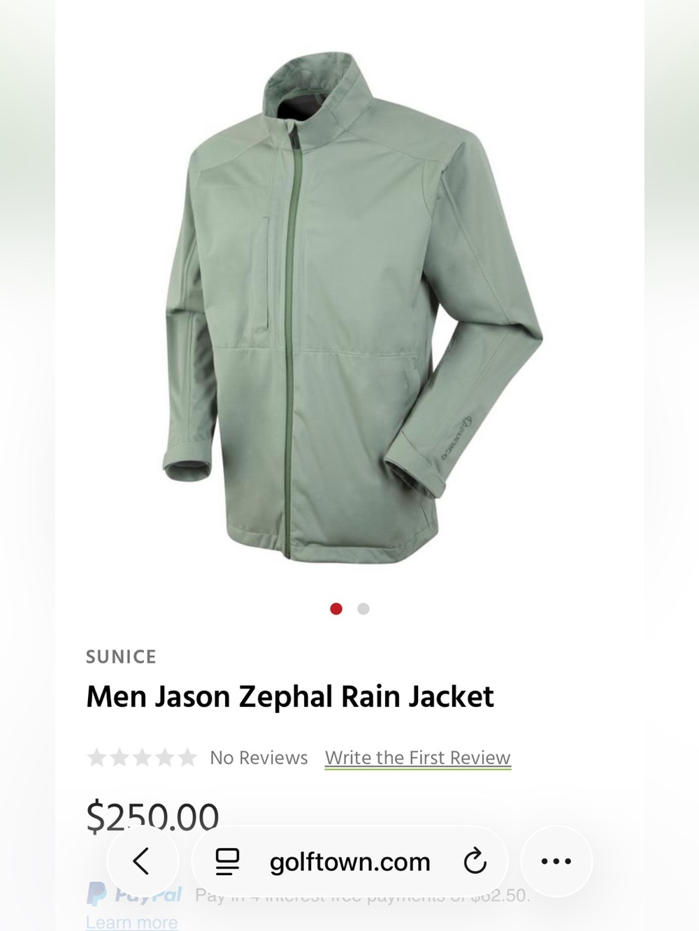 Sunice Men’s Rain Jacket